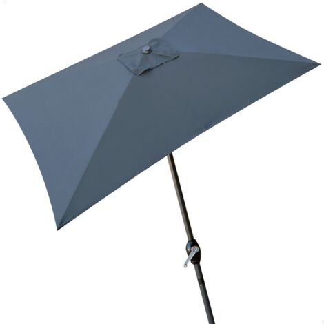 Parasol Aktive Antracita Aluminio Ø 4,8 cm 300 cm