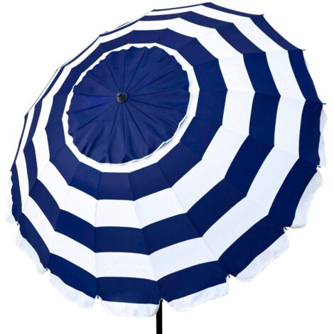 Parasol aktive beach umbrella protección UV50 resistente viento 240 cm