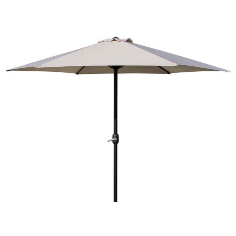 PARASOL ALUMINIO ARENA 300 CM TUBO 48 CON MANIVELA - BCAUC-001 SAND