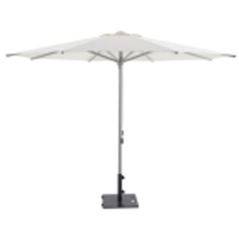 Parasol aluminio blanco non 3 m tubo 48 mm