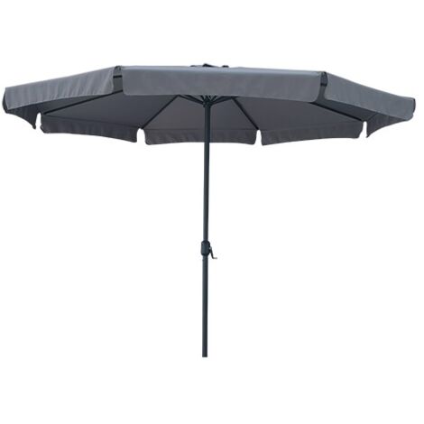 PARASOL ALUMINIO GRIS - 3,5 M
