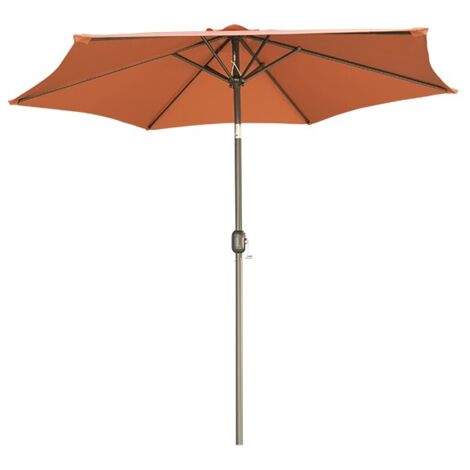 PARASOL ALUMINIO TERRACOTA - 2.5 M