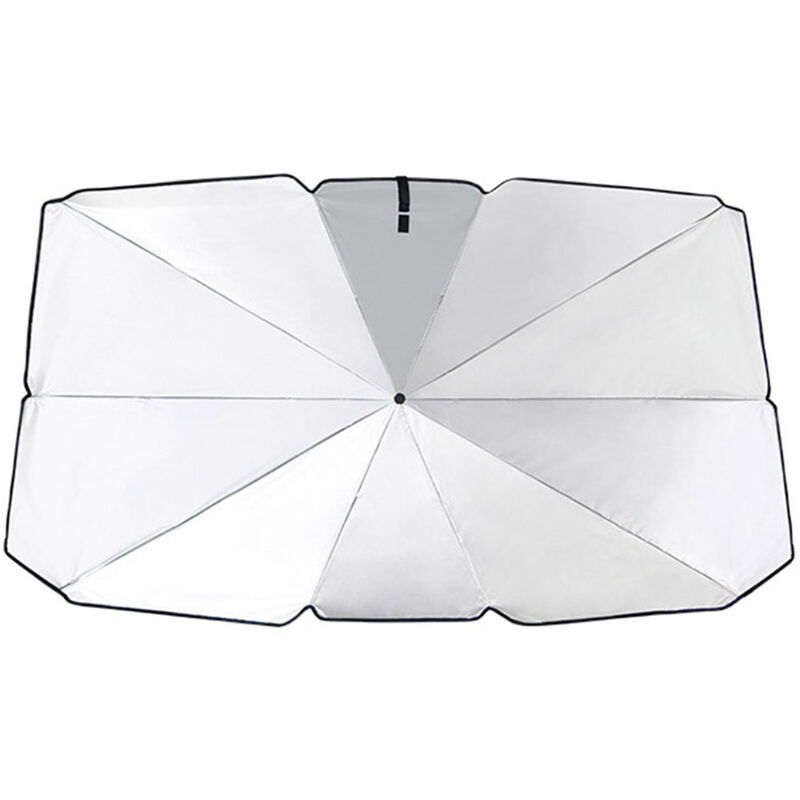 

Asupermall - Parasol automatico Estera de sombreado del parabrisas Tipo de paraguas interior automatico Pano de aislamiento de proteccion solar de