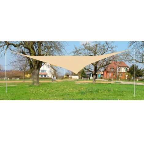 Parasol - Auvent - 3,6 x 3,6 mètres - beige - Toile d'ombrage