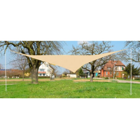 Parasol auvent 5 x 5 BEIGE - Toile d'ombrage - jardin extérieur