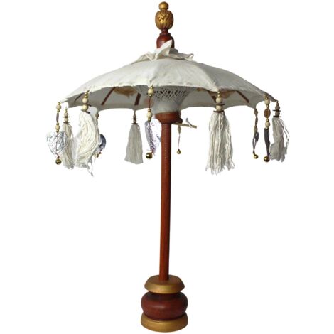 Parasol Bali Home Decor - Toile - Naturel - 40cm- Vendu par 1