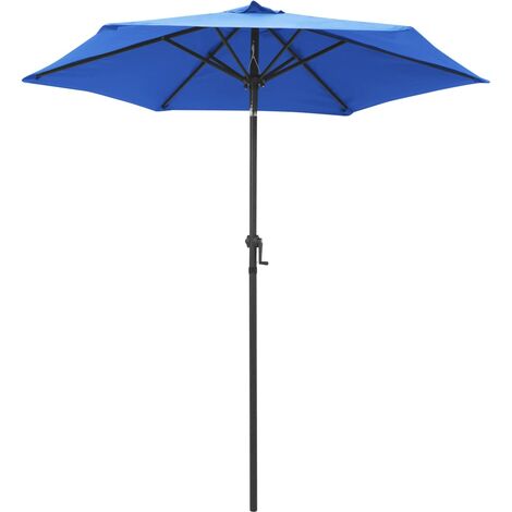 Parasol Bleu 200x211 Aluminium