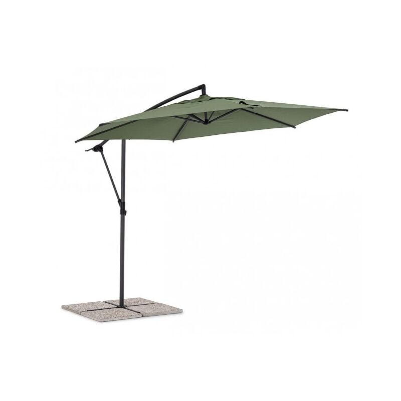 Parasol bras 3m ant-olive D.300x248h