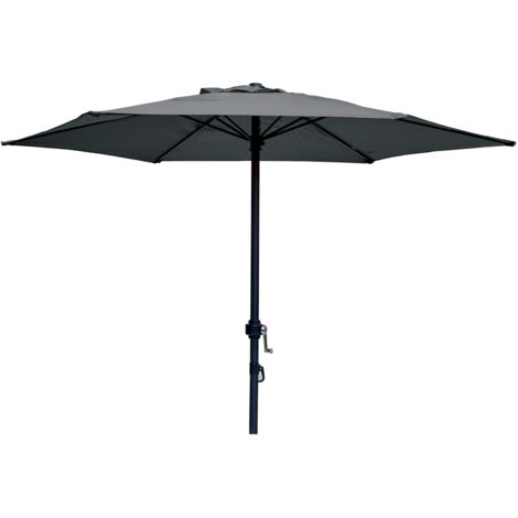 Parasol Centré Gris anthracite 2 m