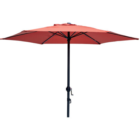 Parasol Centré Terracotta 2 m