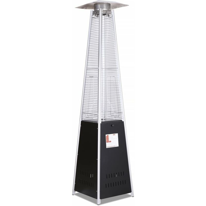 Parasol chauffant gaz Kheops 13 kw - Noir