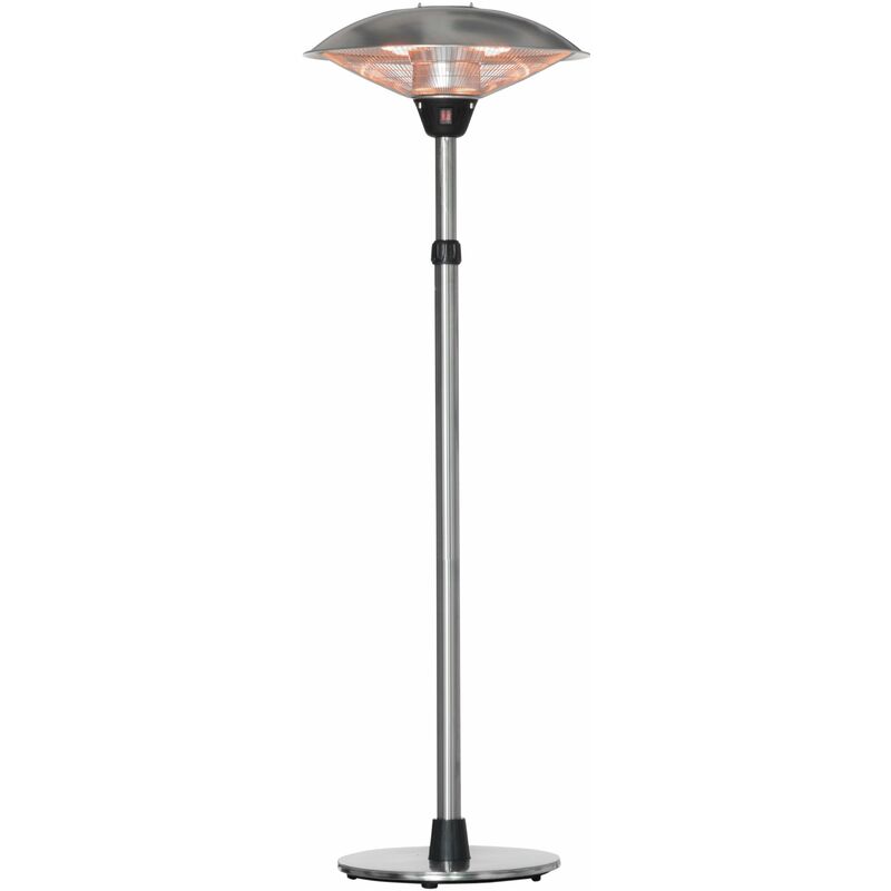 Outsunny Parasol chauffant &eacute;lectrique 3000W et IP44 