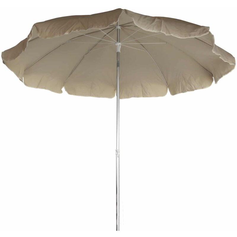 

Parasol de Jardín Chillvert Hampton Aluminio Fijo Ø240 Beige