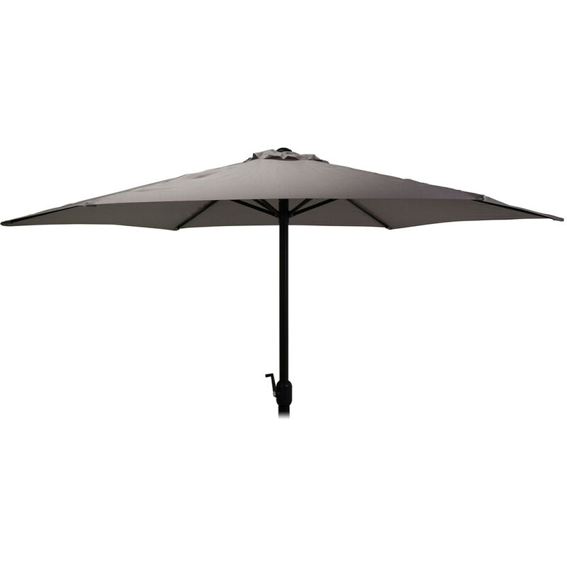 Parasol droit gris Ø3m