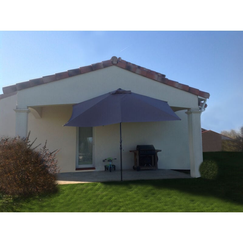 Parasol De Balcon Leo Gris