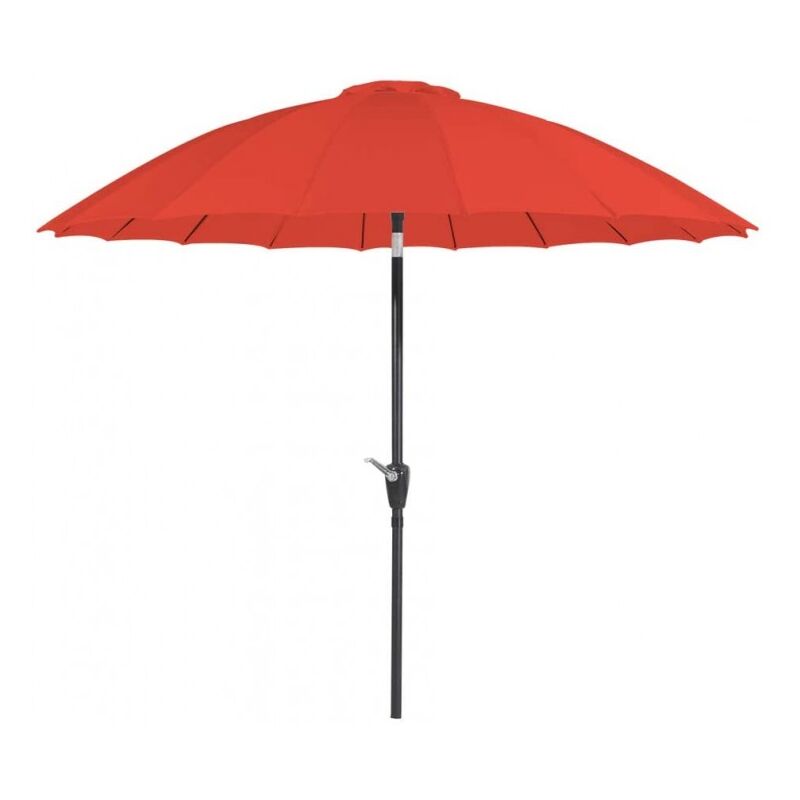 Parasol de jardin ø 2,7 m Coral avec structure métallique - Puglia