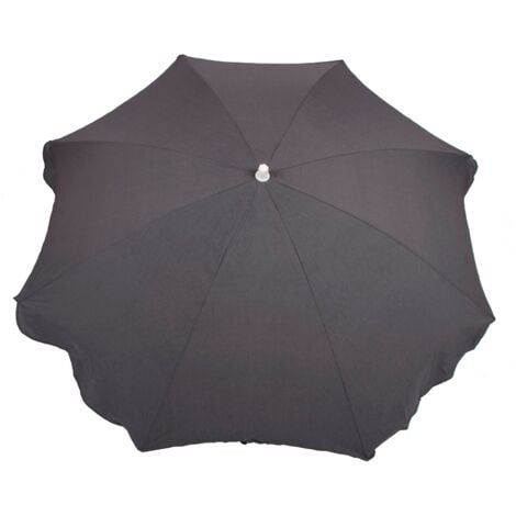 Parasol de Jardín Chillvert Gandía Aluminio fijo Ø180 cm Gris Oscuro