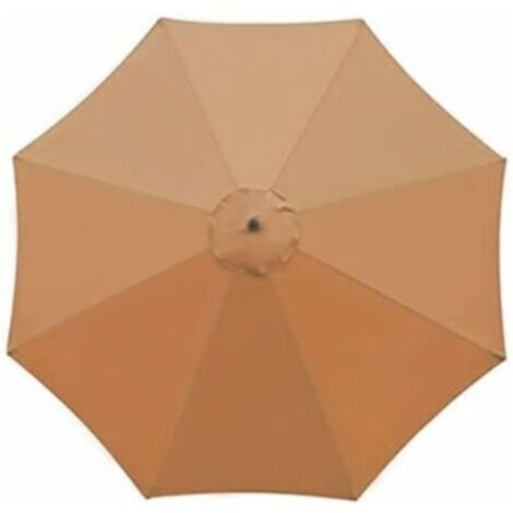 Parasol de jardin (kaki), support non inclus, parasol, abri de jardin, convient pour balcon, terrasse, terrasse, piscine (diamètre 3 m)