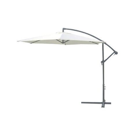 Parasol de jardin rond   3 mt de'centre' avec bras de support transversal