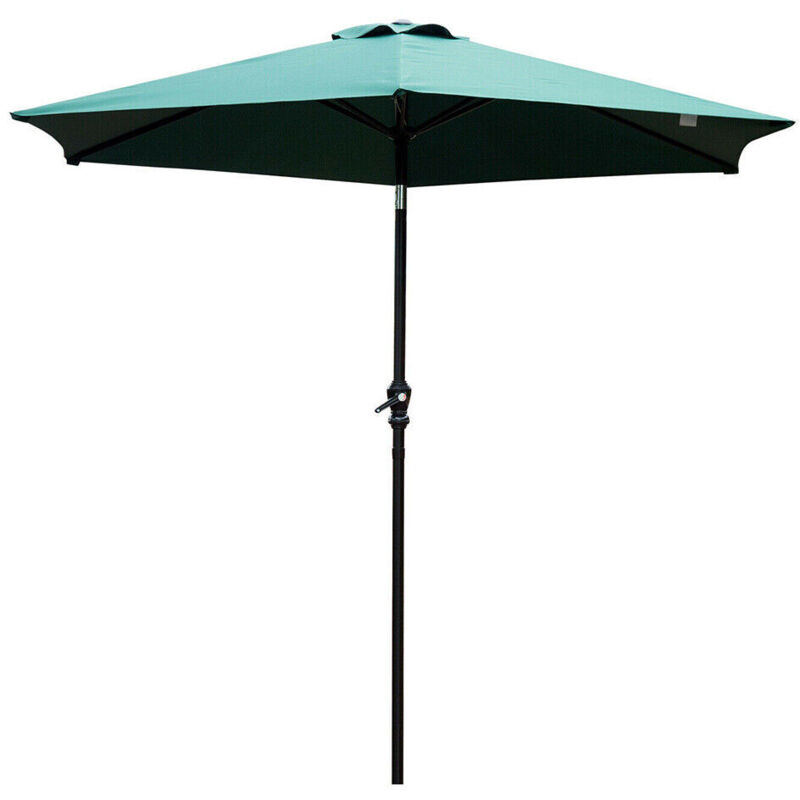 Okaffarefatto - Parasol de jardin vert diamètre 2 m