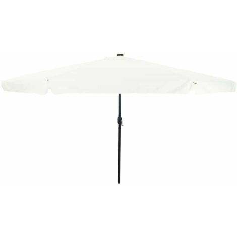 Parasol de jardín  y Negro 395 x 395 x 245 cm