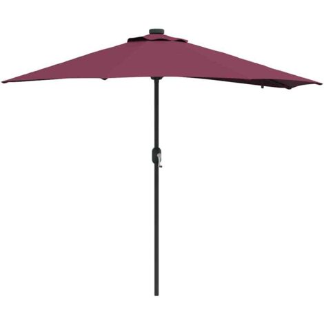 Parasol de jardin，Parasol d'extérieur Rouge bordeaux 294 x 150 x 223 cm tissu CFW37687