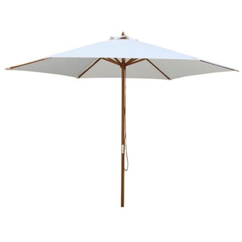 Planeta Huerto - Parasol de madera natural - talla