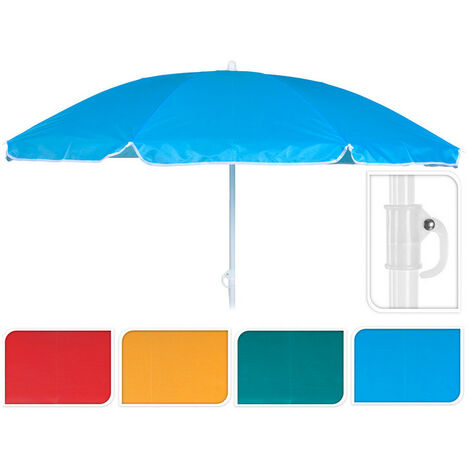 Parasol De Plage ø142x160cm. Couleurs Assorties