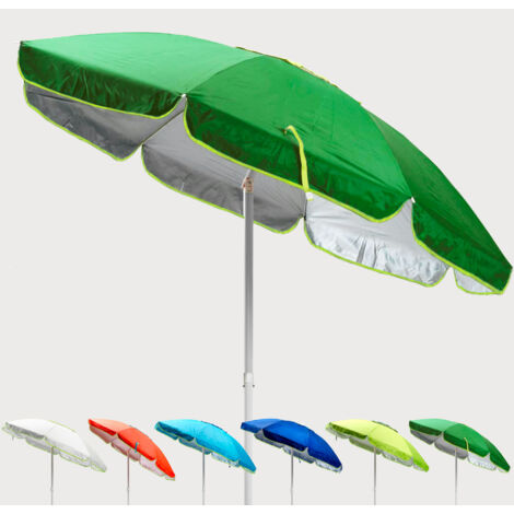 Parasol De Plage 200 Cm Anti Vent Protection Uv Sardegna