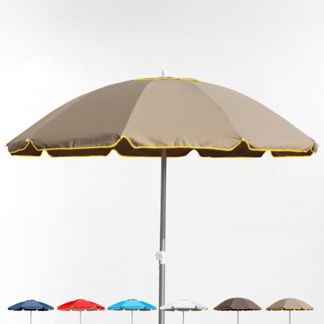 Parasol de plage 220 cm antivent protection uv profesionel Bagnino