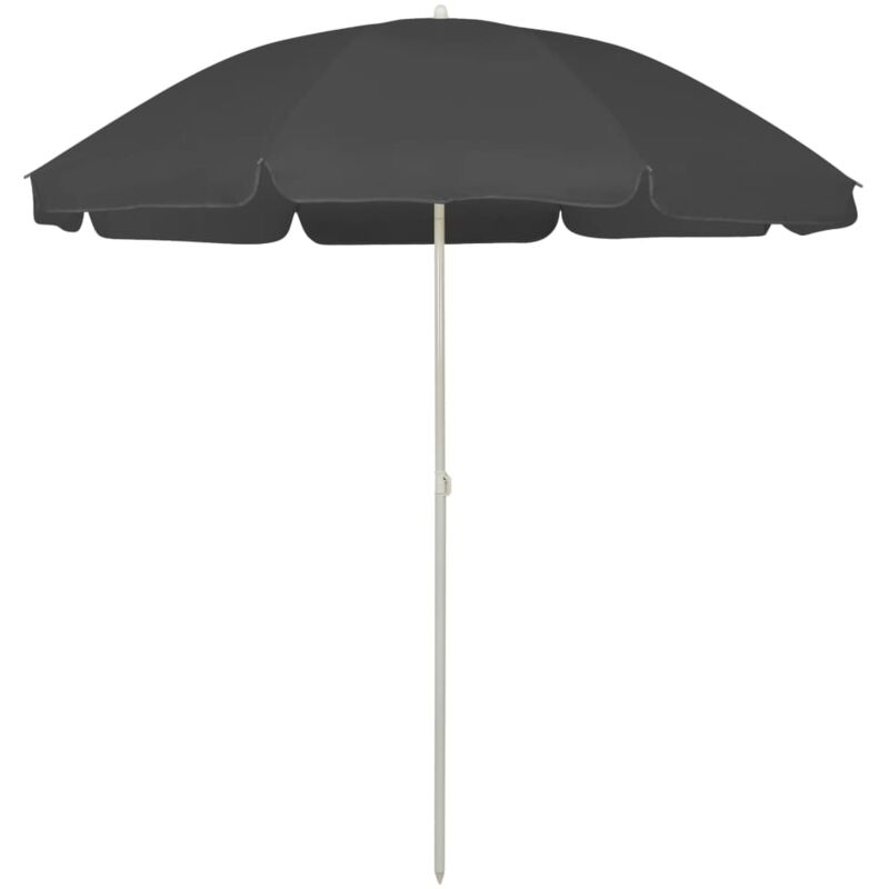 Parasol de plage Anthracite 240 cm