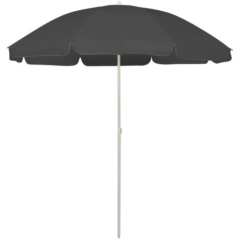 Parasol de plage Anthracite 240 cm