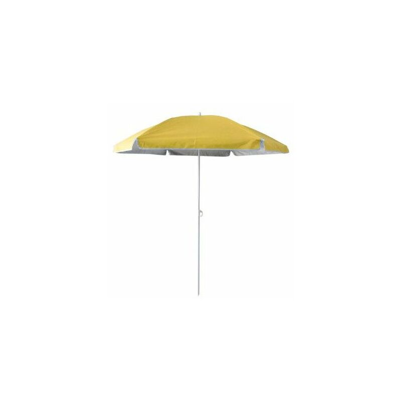 Ac-déco - Parasol de plage anti-UV - L 140 cm x H 175 cm - Jaune - Livraison gratuite