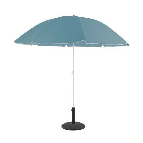 Parasol de plage - Ardea - 240 x 220 cm - Bleu orage - Livraison gratuite - Bleu