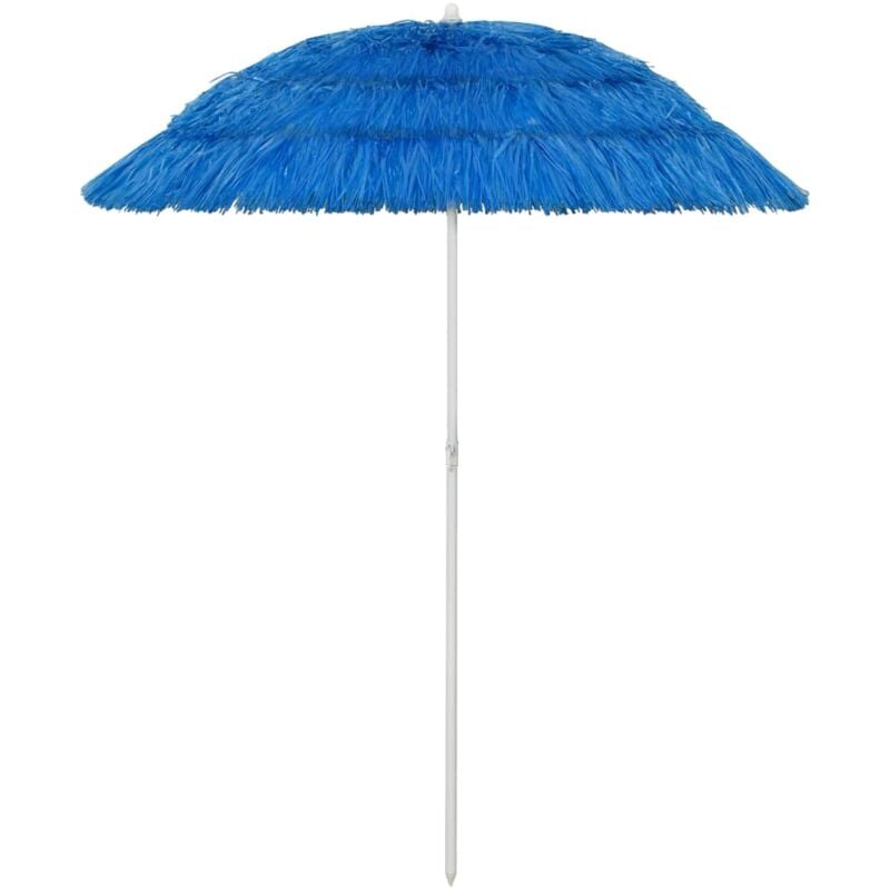 Vidaxl - Parasol de plage Hawaii Bleu 180 cm