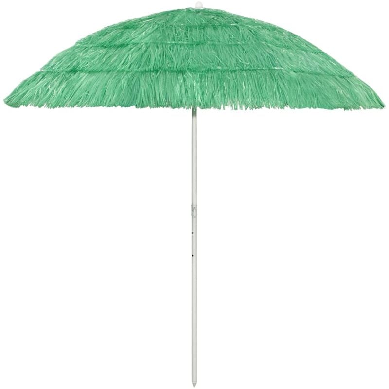 Vidaxl - Parasol de plage Hawaii Vert 240 cm