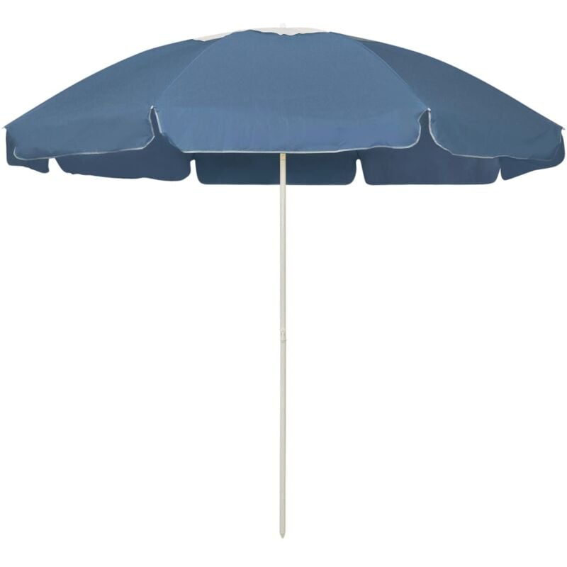 Parasol de plage Bleu 240 cm