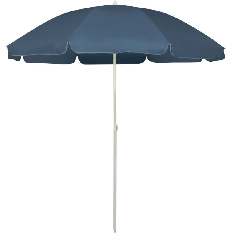 Parasol de plage Bleu 240 cm