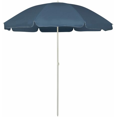Parasol de plage Bleu 240 cm