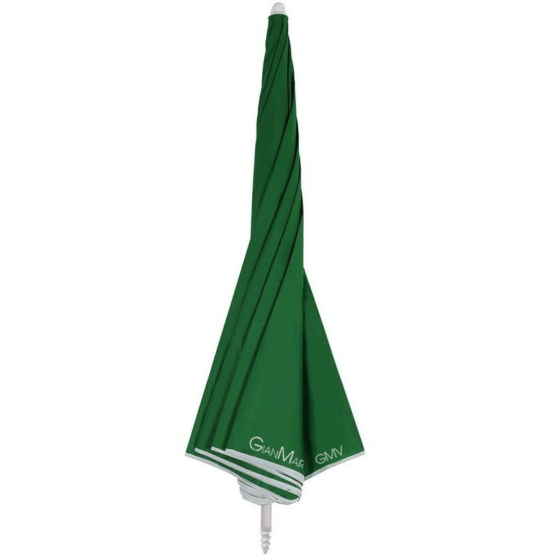Mediawave Store - Parasol de plage Gian Marco Venturi 543702 avec mât central 180 cm Couleur: Vert