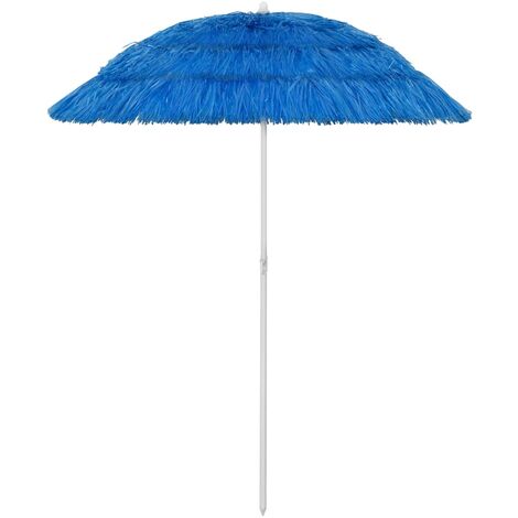 Parasol de plage Hawaii Bleu 180 cm