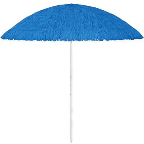 Parasol de plage Hawaii Bleu 300 cm
