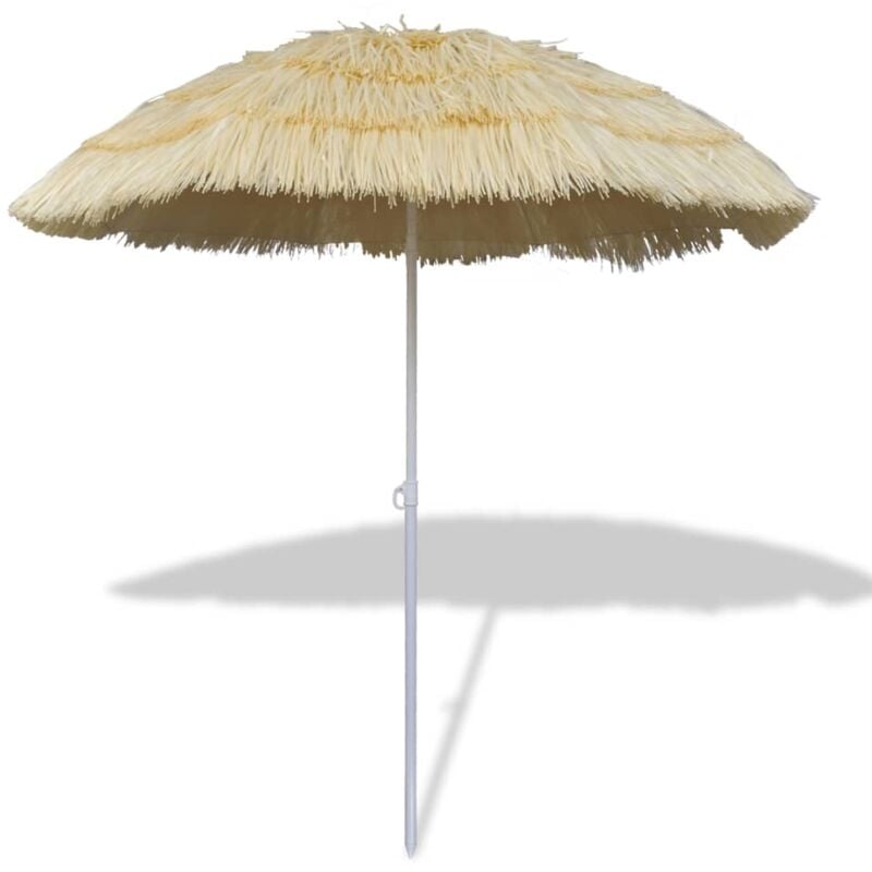 Parasol de plage inclinable style Hawaii Vidaxl