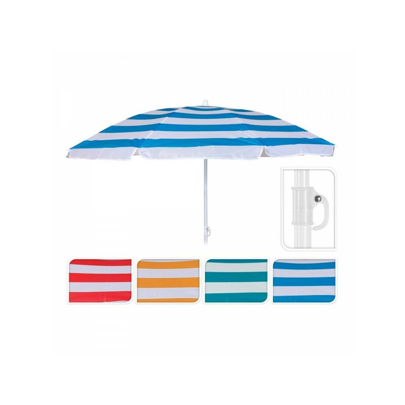 Parasol pour la plage 180cm hauteur ø 145cm modèle mediterranéen