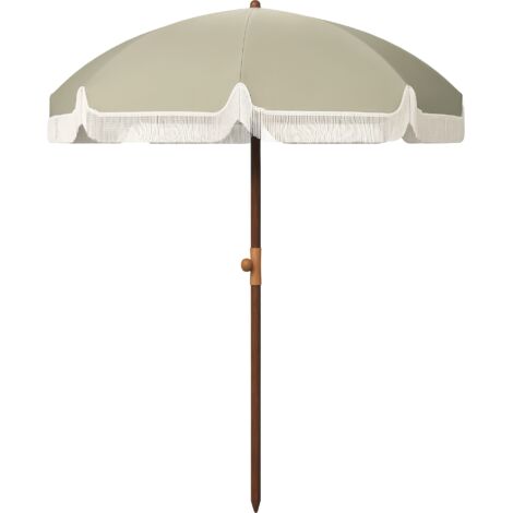 Parasol de plage Polyester Vert 190x190x210 cm