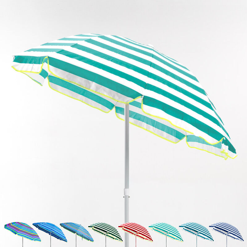 Parasol de plage portable et léger 180 cm Taormina Couleur: Motif la Mer 8