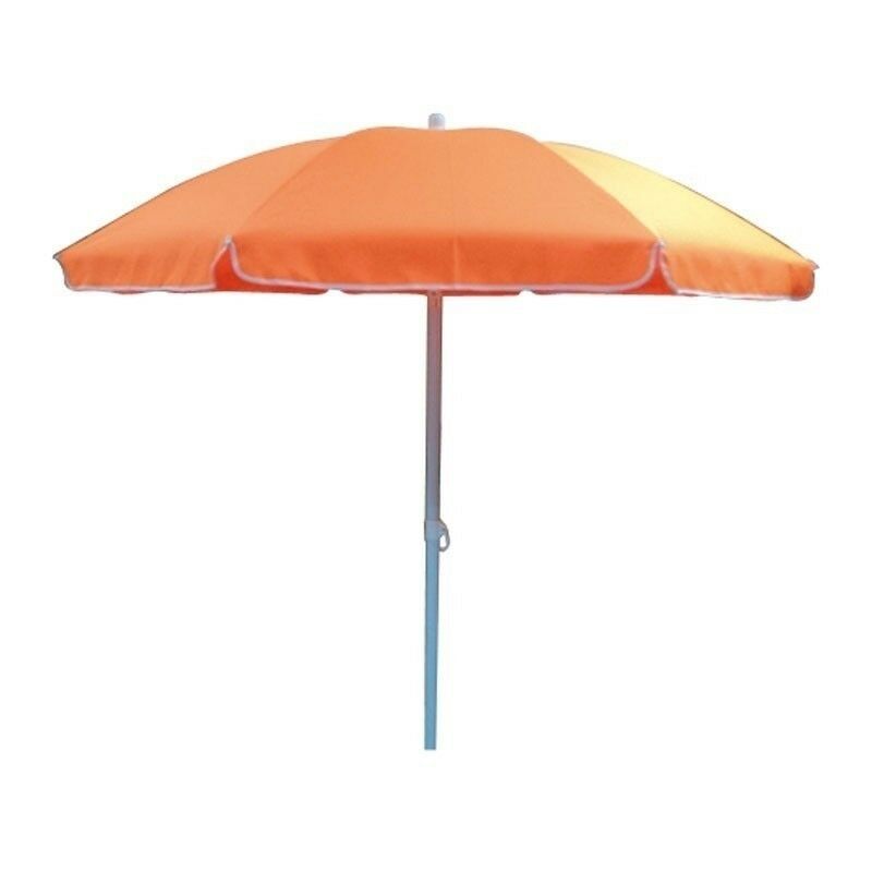 Fraschetti - Parasol inclinable Solero orange d.180 avec étui de plage