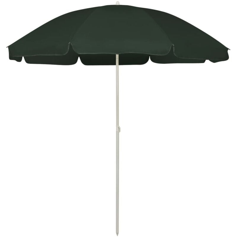 Parasol de plage Vert 240 cm