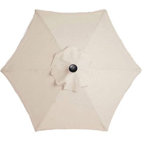 Parasol de Repuesto de 3m,Cubierta de Tela para Sombrilla de 6 Brazos,Cubierta de Toldo para Exteriores,Impermeable Anti-Ultravioleta Cubierta de Repuesto para Combrilla