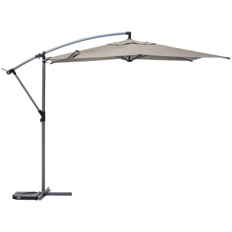 Hesperide - Parasol de jardin avec structure, manoa, 300 cm
